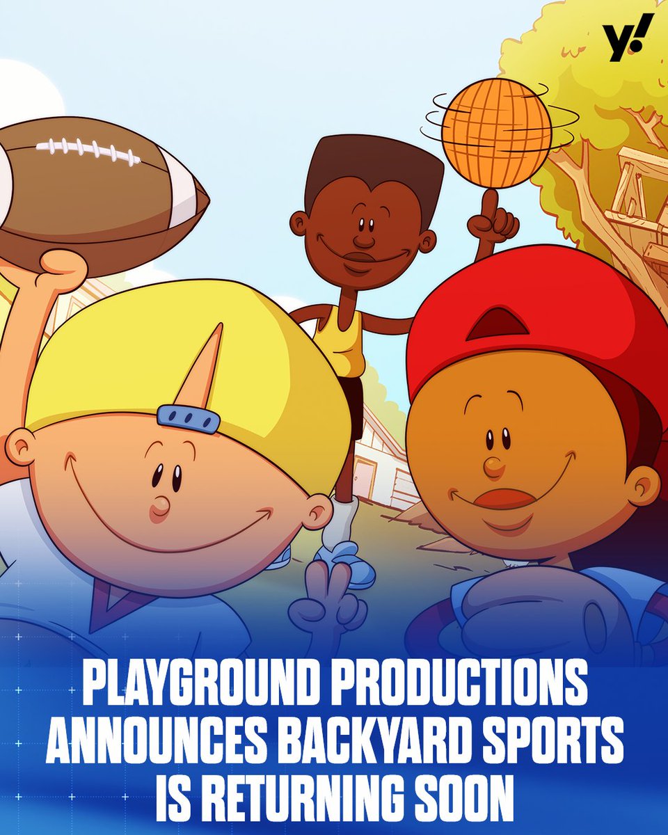 YahooSports's tweet photo. Pablo Sanchez and the rest of the @_BackyardSports crew will be back soon 🙌 

(via Playground Productions) https://t.co/6tZn0Tan6t