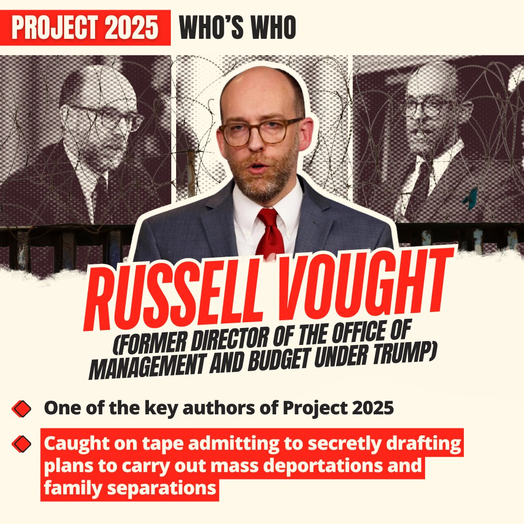 WStatesCenter's tweet photo. The authors of #Project2025 have been clear: they’d be ready on Day 1 to roll out a mass deportation agenda that would create a show-me-your-papers force to separate American families, deport Dreamers, and wreck the economy for working people. #Project2025isFamilySeparation https://t.co/sYyE3eVaig