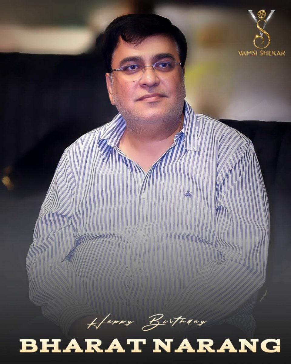 UrsVamsiShekar's tweet photo. Wishing #BharathNarang garu, Director of @amb_cinemas a very happy birthday! 🎉 💐
May you have many more incredible years ahead, sir. ❤️
#HBDBharatNarang
@SVCLLP @AsianCinemas_ #AsianGroup https://t.co/1SR8L6PsBX