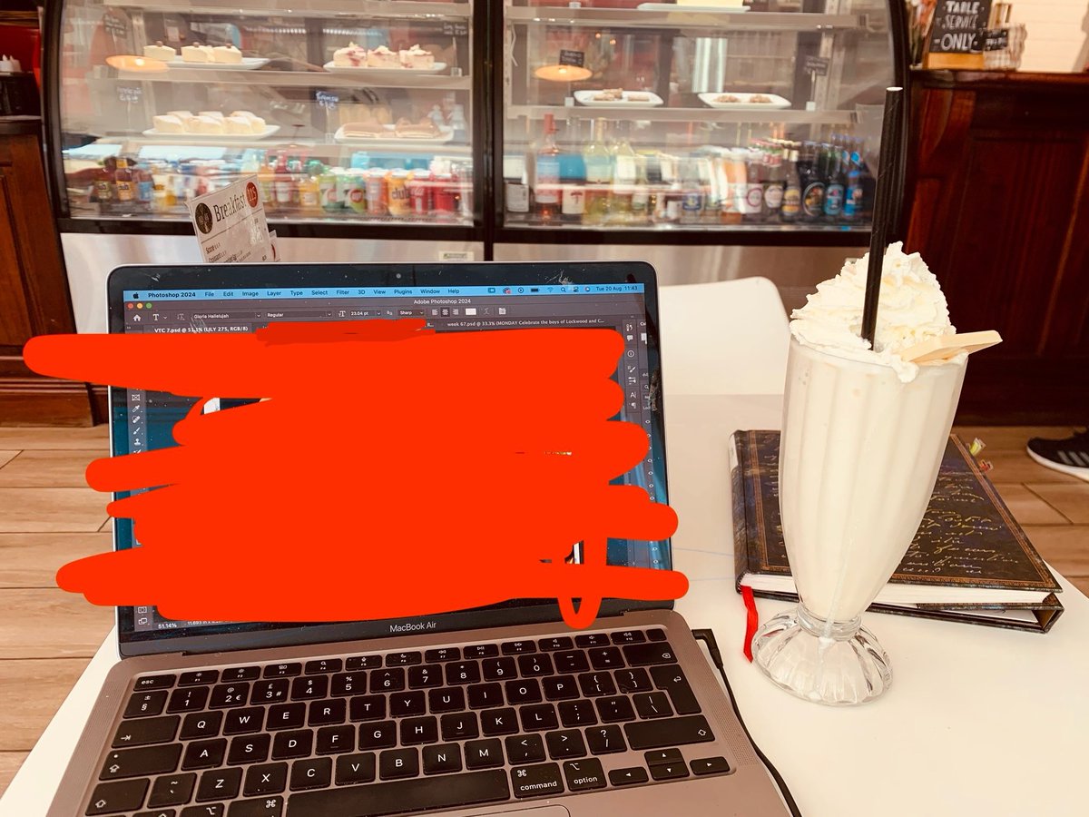 lavenderghostco's tweet photo. Hanging out in @TheMoonlightCaf to put together the Summer Thinking Cloth!! (So far!! Haha) 😎😍

As always im so moved and stunned by beautiful LockNation coming together for such a fun project!! 💙🖤🧡

#SaveLockwoodandCo #LiveLaughLoveNorrie https://t.co/OvBssmLldV