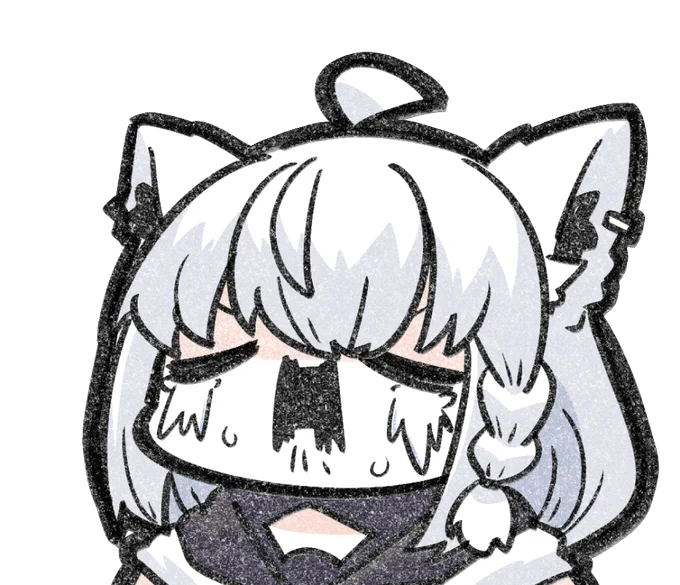 いろんな表情の白上フブキさん描いた #絵フブキ #いろんな表情のvtuberさん