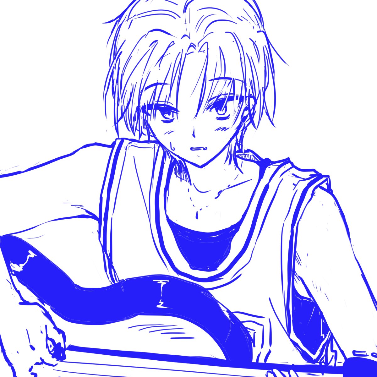 annadaisukii's tweet image. 기타리스트자캐 인상은 쎈데 좀 바보고 순하고 찐따같은 야무진 장남이라는설정임