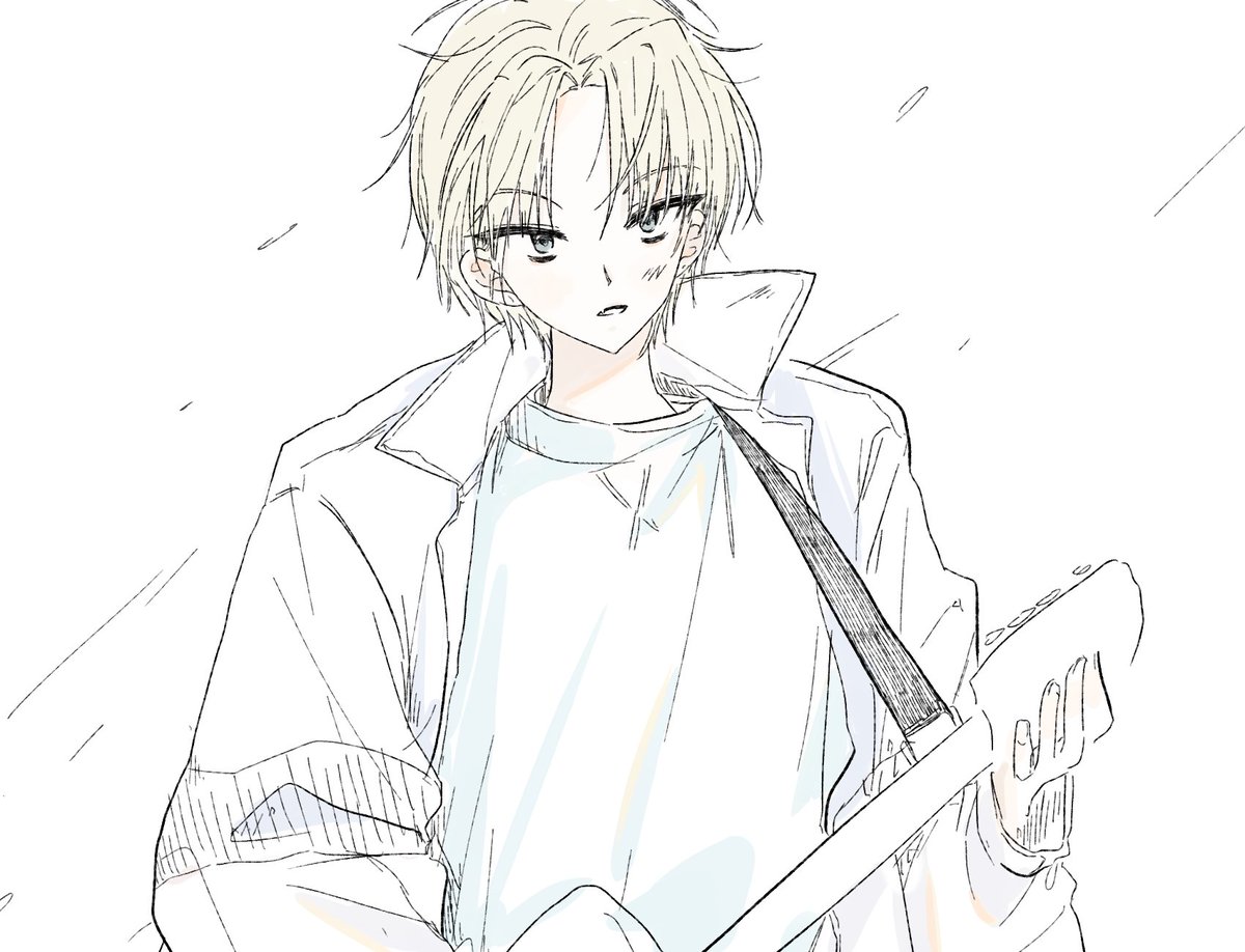 annadaisukii's tweet image. 기타리스트자캐 인상은 쎈데 좀 바보고 순하고 찐따같은 야무진 장남이라는설정임