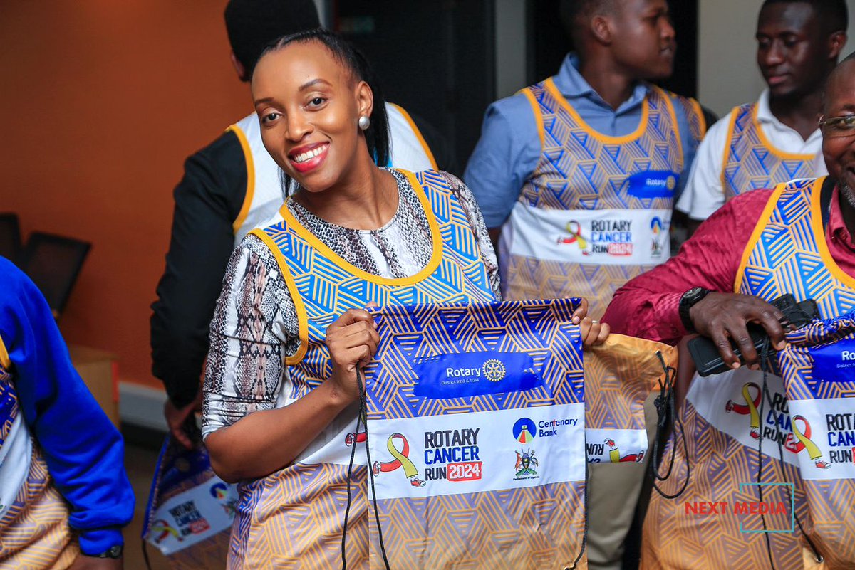 MusinguziBarbra's tweet photo. Did you get your kit for the cancer run this weekend on Sunday 25th 2024, You  can aswell catch the broadcast live on NBS Sport from 6pm. #RotaryCancerRun24 #NBSportUpdates https://t.co/ZpxBRbYI7t