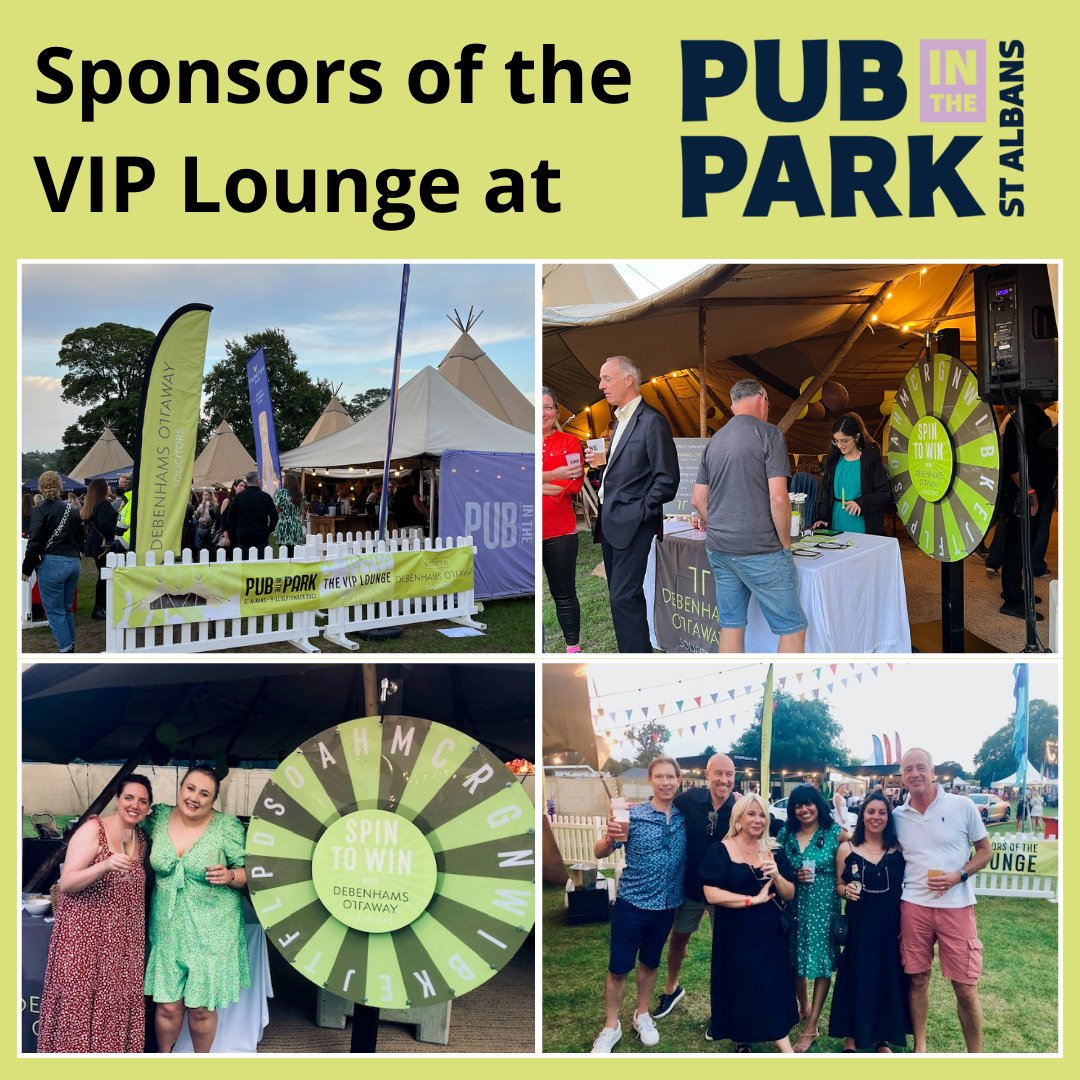 Hands up if you’re excited for 2024 Pub in the Park!👋
We are thrilled to be back for another year sponsoring the VIP lounge at <a href="/Pubinthepark_/">Pub in the Park</a> - St Albans throughout the weekend of 6 - 8 September. 
🎫There’s still time to book VIP lounge tickets!
We hope to see you there!🥳