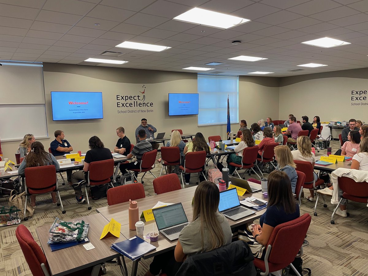 We’re excited to welcome our new teachers to the School District of New Berlin! Welcome to the #SDNB family! Here's to a fantastic school year ahead!