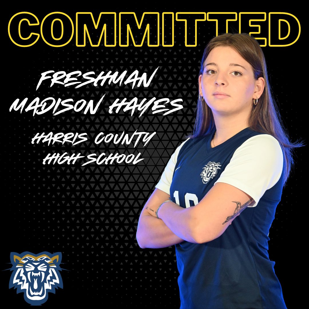ACTigersWSoccer's tweet photo. Welcome, Maddison, to our women’s soccer program! 🎉⚽ We’re so excited to have you join us and can’t wait to see the energy and talent you’ll bring to the team. Get ready for an amazing season filled with intense training, memorable matches, and a supportive team atmosphere. 💪 https://t.co/9cx1AIrZeq
