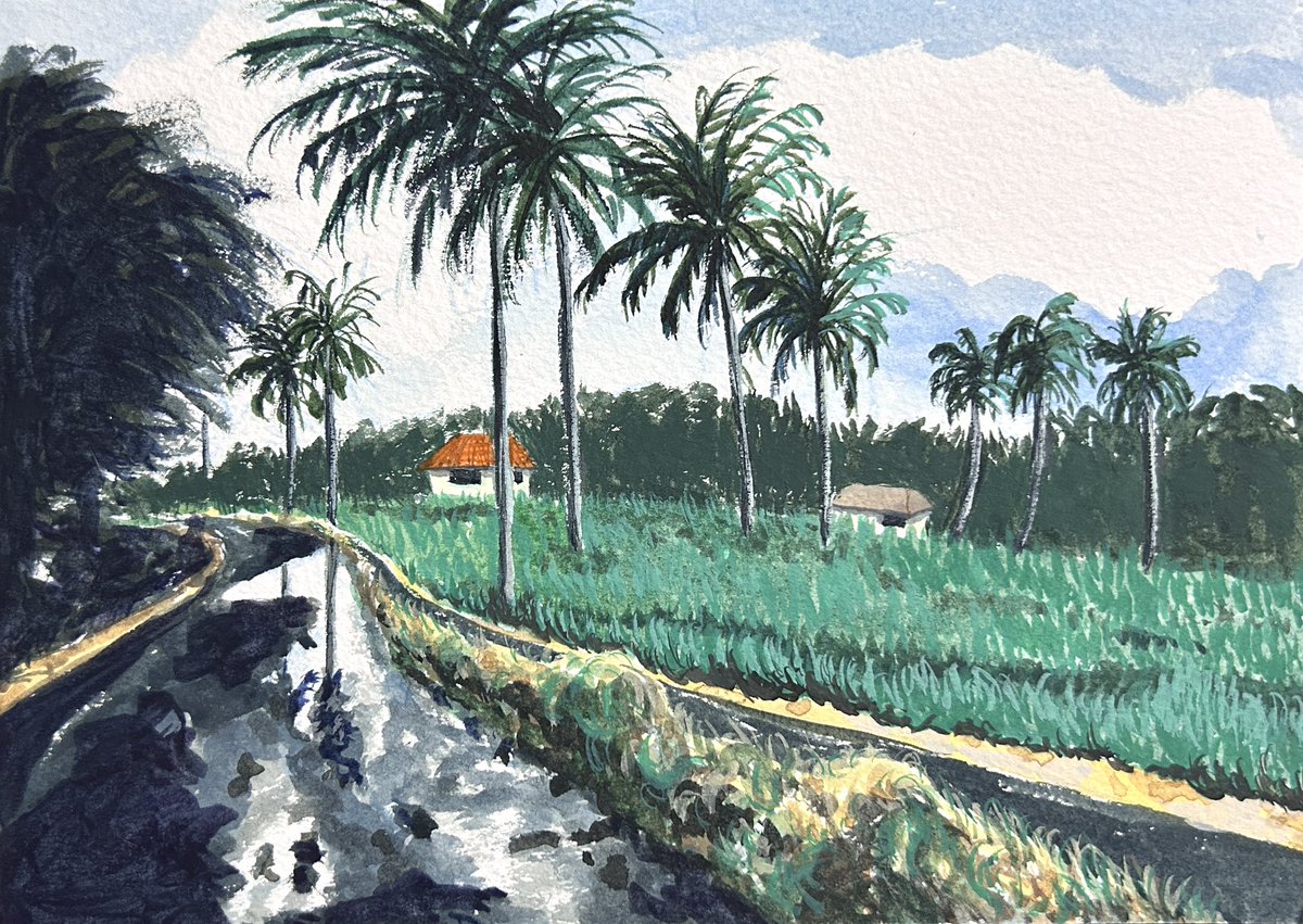 Yeoni_heallust's tweet photo. Gouache painting🎨

Ricefield, Ubud, Bali

#art #painting #gouache #landscapes #sketch #traditionalart https://t.co/3MQ86igtEf