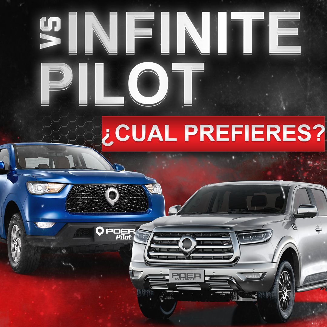 GWMHonduras's tweet photo. 💥 ¡El enfrentamiento del año! ¿Cuál prefieres: la imponente Poer Infinite o la versátil Poer Pilot? 🤔👇 ¡Déjanos tu elección en los comentarios y cuéntanos por qué! Estamos ansiosos por saber cuál es tu favorita. #GWMHonduras #PoerInfinite #PoerPilot #TuElección #EngagementTime https://t.co/MSvbR9STed