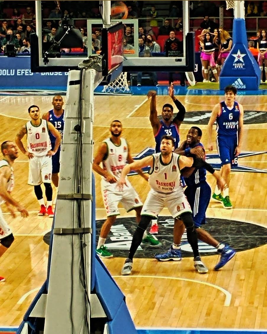 Tuncefes's tweet photo. Şöyle bir eski anılara bakayım dedim de, karşıma sitelerin birinde şu foto çıktı. Sene 2017. Yer Abdi İpekci. Efes Baskonia maçı. Tanıdık yüzler. @shane_larkin0 💙🤍 Performanslar ve maç özet linkini de yorumlara bırakayım. Merak edene. ☺️💙🤍 https://t.co/CXsrzZWmS0