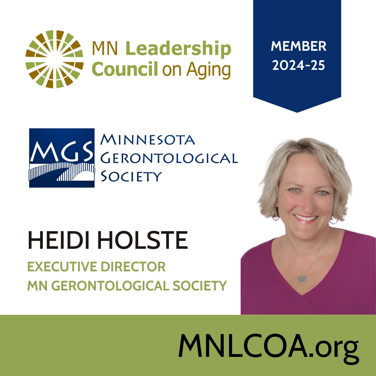 mnlcoaging's tweet photo. We are proud to work with @heidiholste at @MNGero! #agefriendlymn https://t.co/x48HCMuitU