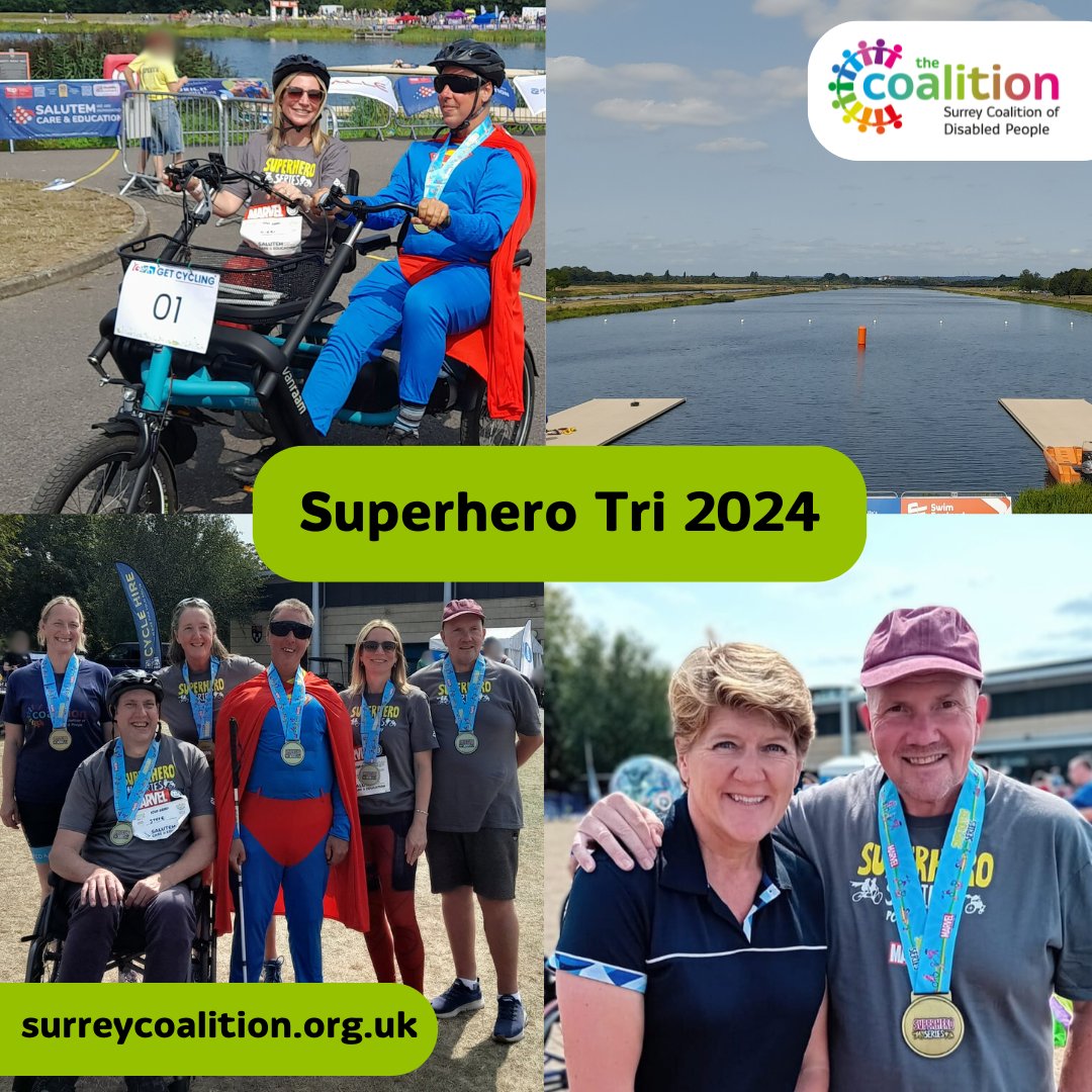 SurreyCoalition's tweet photo. We had a SUPER time at the @SuperheroTri on Saturday! Well done to our amazing team. Thank you so much to everyone who has support us and kindly donated. There is still time to donate to our fundraiser, via the following link:https://t.co/IYKwNc6sdv

#FindYourPower #SuperheroTri https://t.co/5vRhyYvqf4