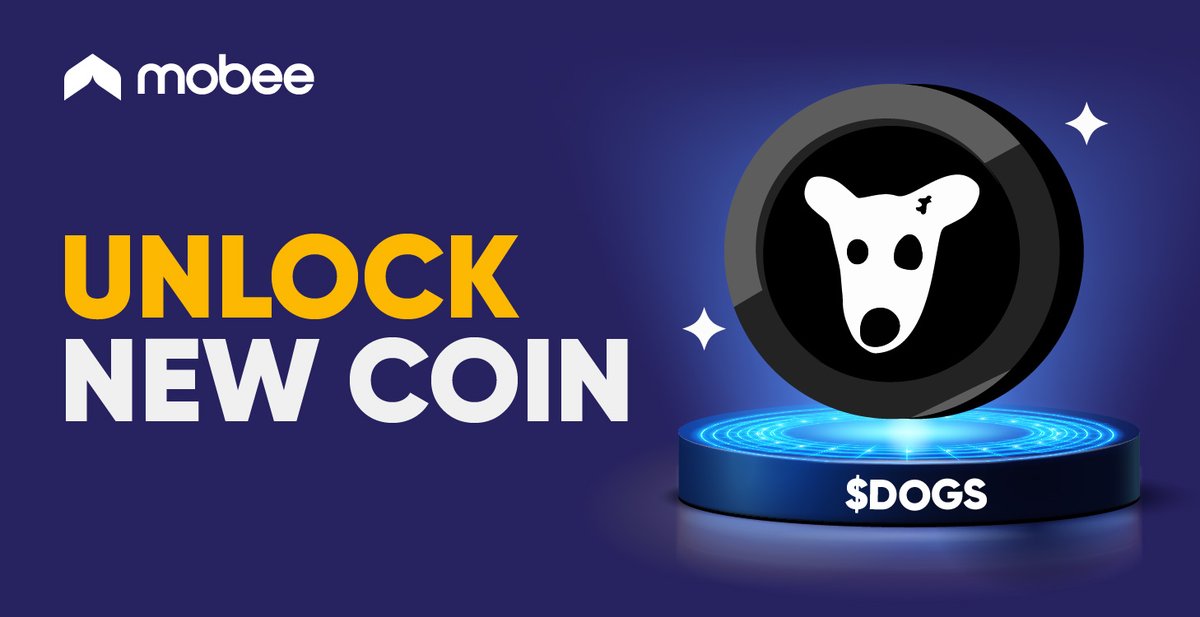 mobee_id's tweet photo. Coin $DOGS sudah bisa kamu trading di Mobee! ๐ฅ
Update aplikasi kamu dan mulai trading $DOGS sekarang juga!
#Mobee #CoinDogs #Crypto https://t.co/mFfFy6x5tq