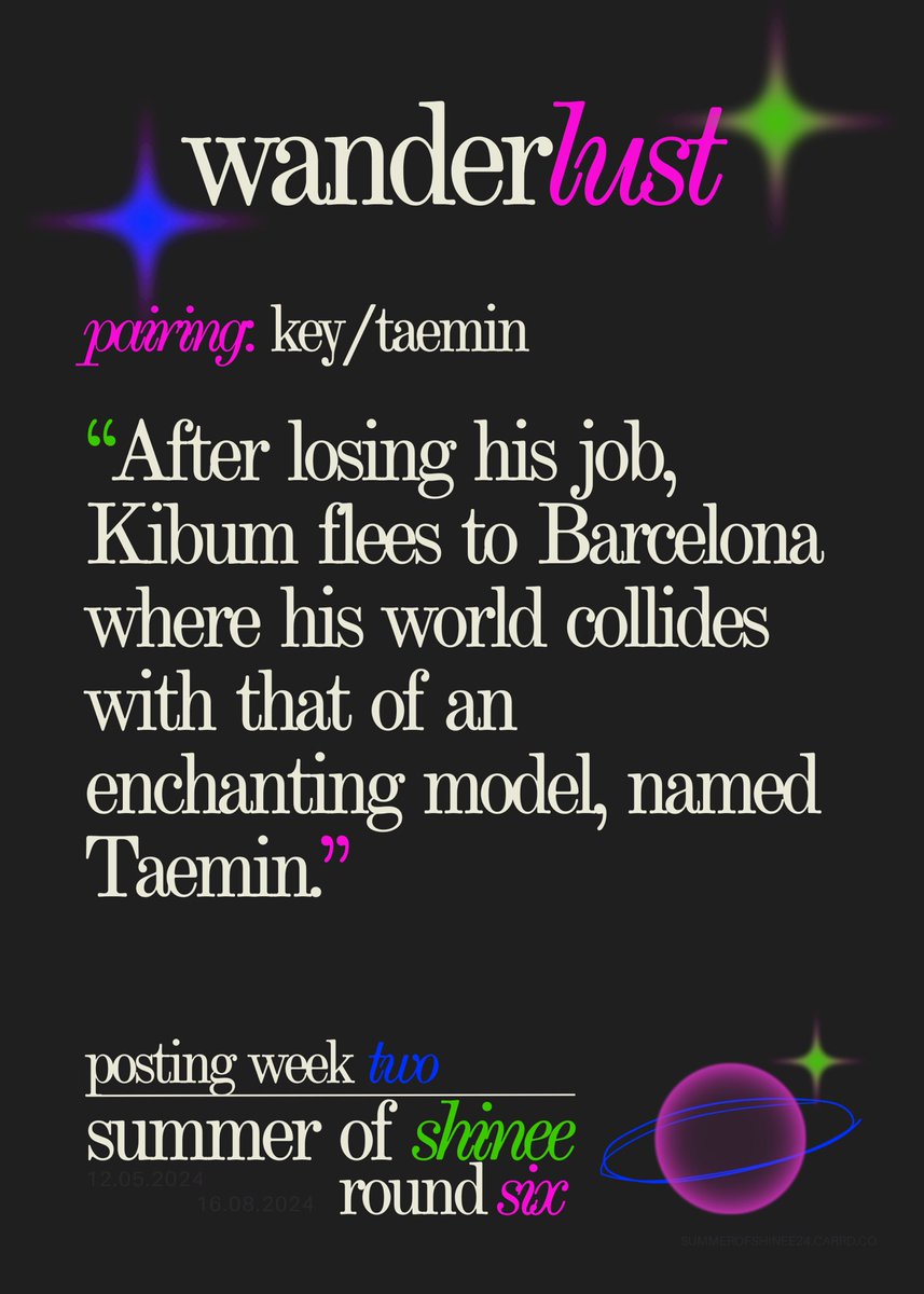 summerof5hinee's tweet photo. 💌 wanderlust
💌 explicit
💌 13,074 (chapters 5/8) 
💌 key/taemin 
💌 strangers to lovers, canon divergence, hurt/comfort, pining

🔗: https://t.co/jG4DozL9Aa https://t.co/VrEPSdYKtq