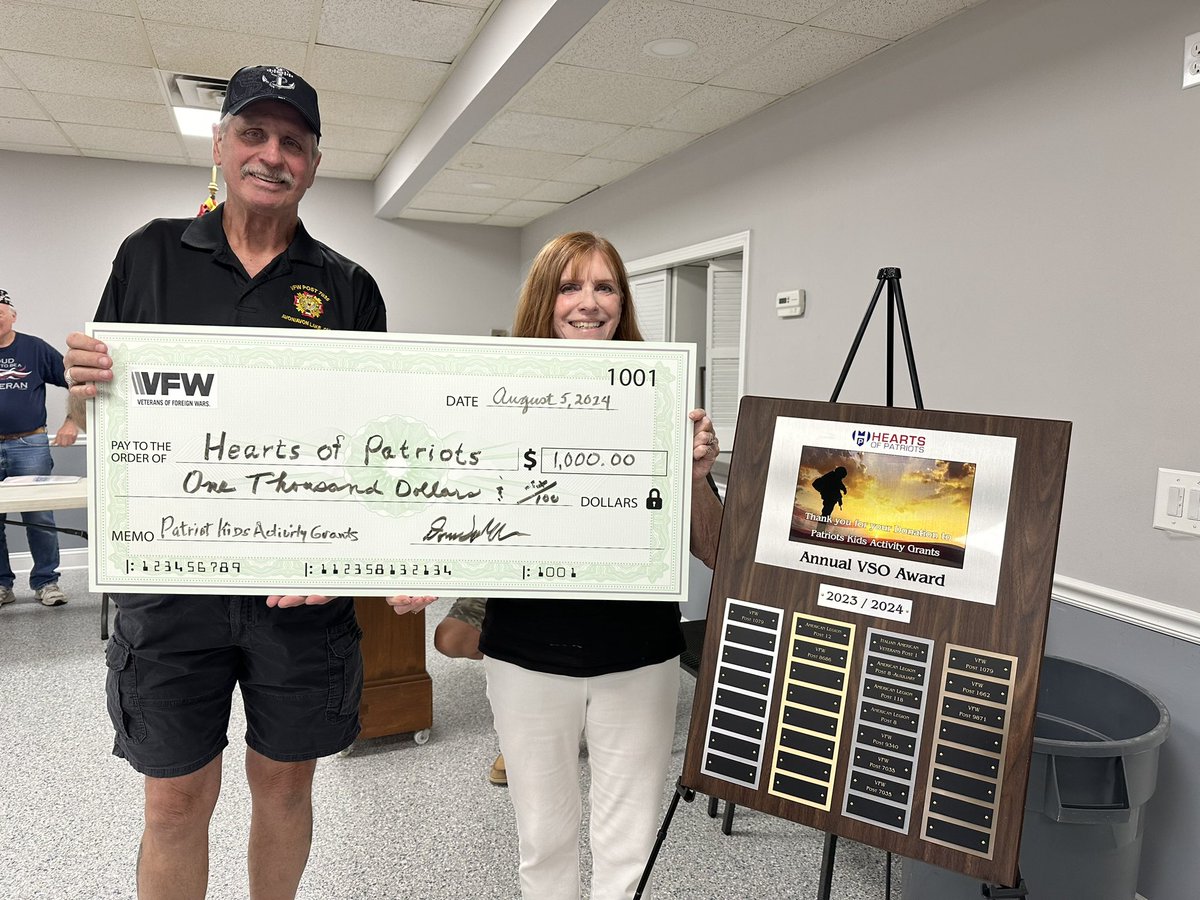 HeartsofPatriot's tweet image. A huge Thank You to VFW Post 7035 for their continued support of Hearts of Patriots and our Veterans and families. So much gratitude to the Veterans of past and future supporting one another 🇺🇸🇺🇸🇺🇸🇺🇸🇺🇸🇺🇸 #veterans #loraincounty