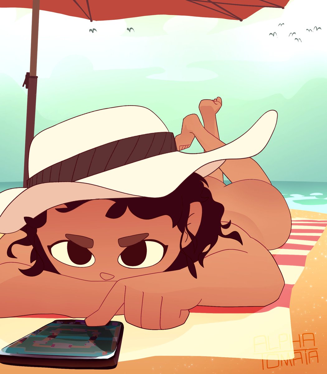 alphatomata's tweet photo. beach day 🏖
#nsfwart https://t.co/ROMOIly6lc