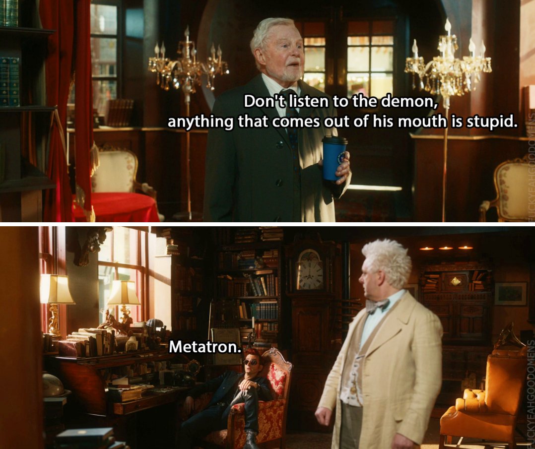 😏 #GoodOmensMemes #IncorrectGoodOmensQuotes #GoodOmens