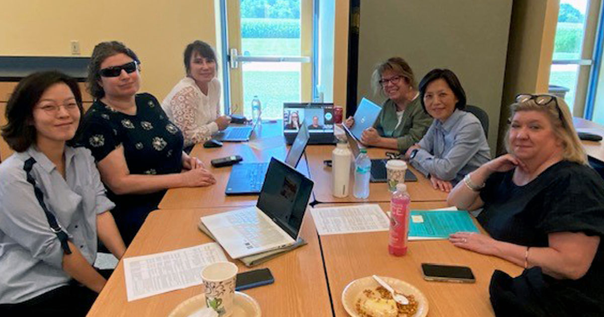 PurdueEDU's tweet photo. B4 the semester started, our faculty & staff worked hard to get ready - including Dept. of Curriculum & Instruction faculty/staff at this retreat: #EnglishLanguageLearning #EnglishEd #AgEd & #LearningDesignTechnology. (Thanks Kristy Bennett for photos!) https://t.co/Otj7srROn1
