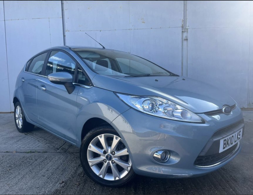 UsedBerkshire's tweet photo. Check out this new arrival 😀2010 Ford Fiesta 1.2 Zetec 5dr in Atlantic Metallic with only 51,000miles  https://t.co/ULEcIiyh40 via @YouTube https://t.co/JWMlhQ4Hxw