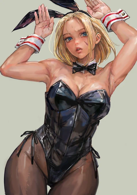 おい!これはどういう任務なんだ?と言いたげなキャミィさん#バニーの日 