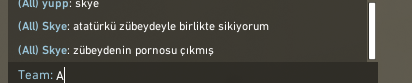 dereceli maçta takıma gelip verilen eco elden sonra Atatürke sövmeye başladı başta sesli olarak sövdü sonrasında herkese mute atip chatten küfretmeye başladı gerekenlerin yapılması lazım
<a href="/RiotDunpy/">Bahadir Guven</a> 
<a href="/VALORANTtr/">VALORANT // TÜRKİYE</a> 
Oyundaki Nicki goat#h2r