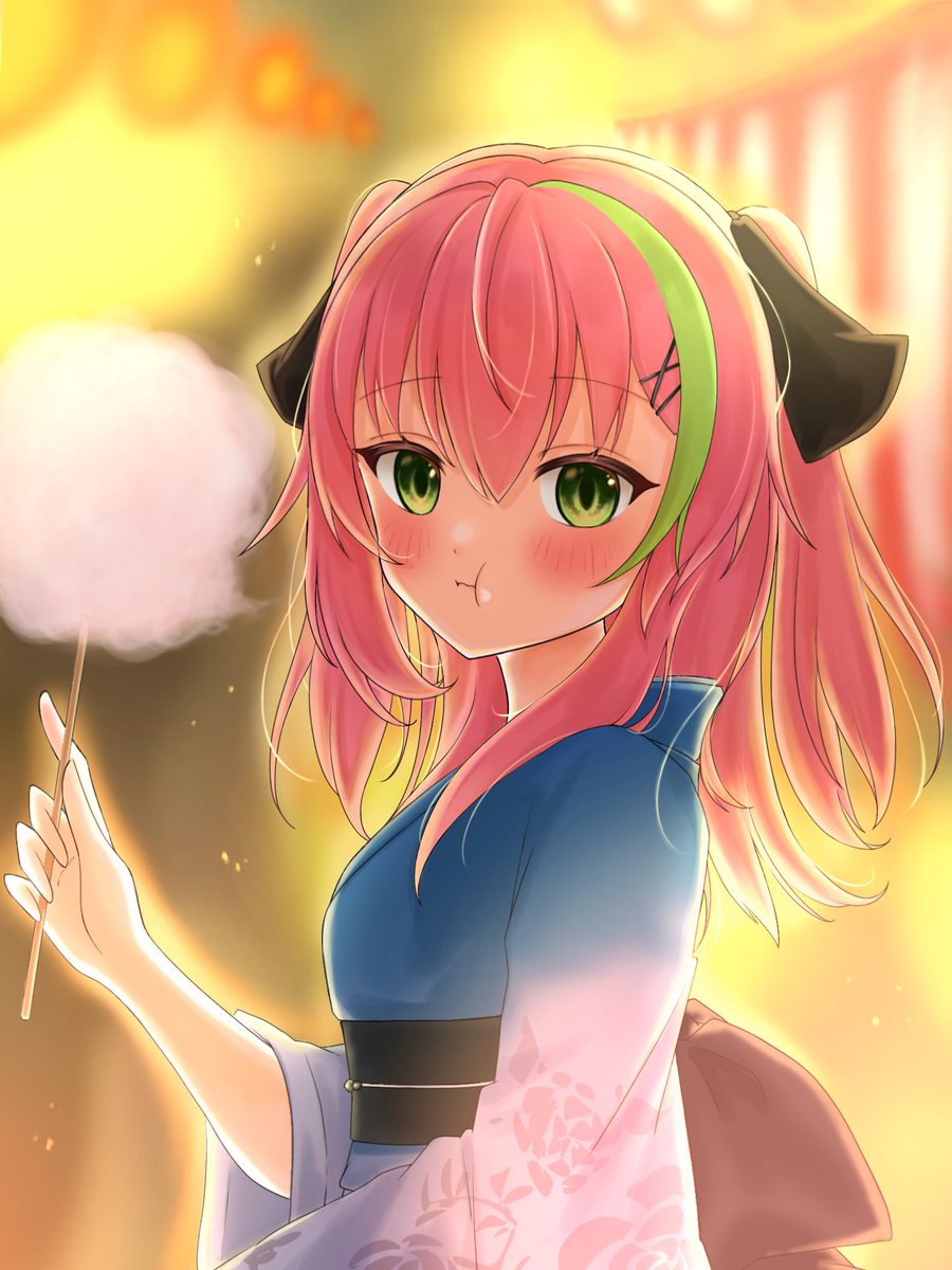 夏イラスト🎆
#イラスト
#祭