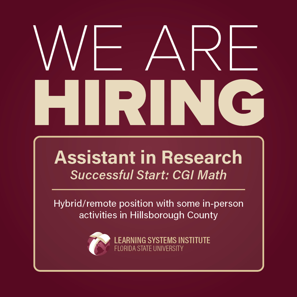 lsifsu's tweet image. 𝐂𝐨𝐦𝐞 𝐖𝐨𝐫𝐤 𝐖𝐢𝐭𝐡 𝐔𝐬
LSI is 𝐡𝐢𝐫𝐢𝐧𝐠 an Assistant in Research for our Successful Start: CGI Math‼️ Apply ⤵️
bit.ly/4dqhiQr