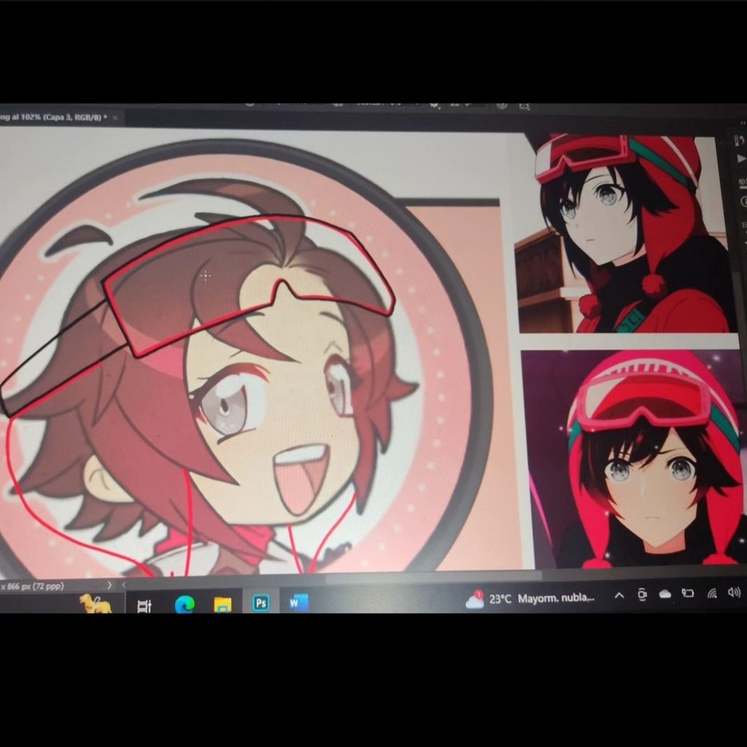 Miilakuroi's tweet photo. Amo todos los outfits de Ruby Rose, sin embargo tengo un gusto culposo por su outfit de Ice Queendom ✨
No recuerdo porque hice esto pero como quedo el resultado me sigue gustando hasta hoy ❤️❄️
#RWBY #Rubyrose #Icequeendom #RWBYfanart https://t.co/LxyHgGIXnV