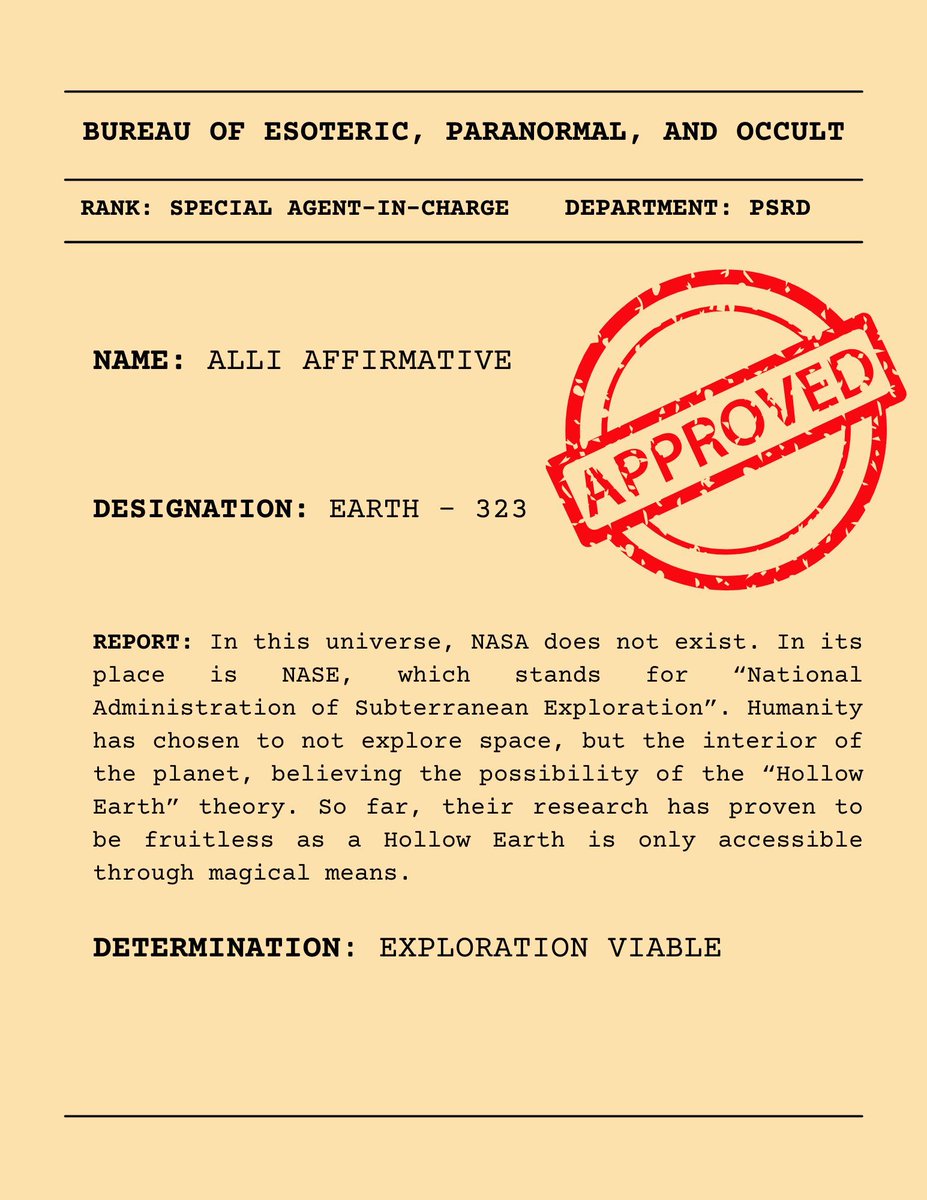 TechnomancyUnit's tweet photo. Woohoo! Looks like we got a brand new Special Agent-In-Charge from our newest pledge, Alli!! Thank you Alli and good luck on your trip to Earth-323, sounds like you've got a lot of explaining to do to "NASE". ๐ ๐ค #podcast #thetechnomancyproject https://t.co/2BPhPq0o9A