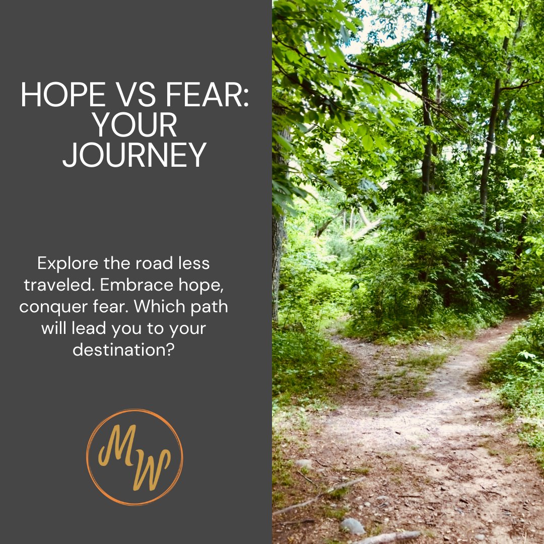 YourBestTrueYou's tweet image. 🛤️ Path to Freedom: If hope and fear were paths, which one would you walk down? 🌾 Imagine where each could lead... Ready to choose hope? 

#PathOfHope #FreedomJourney