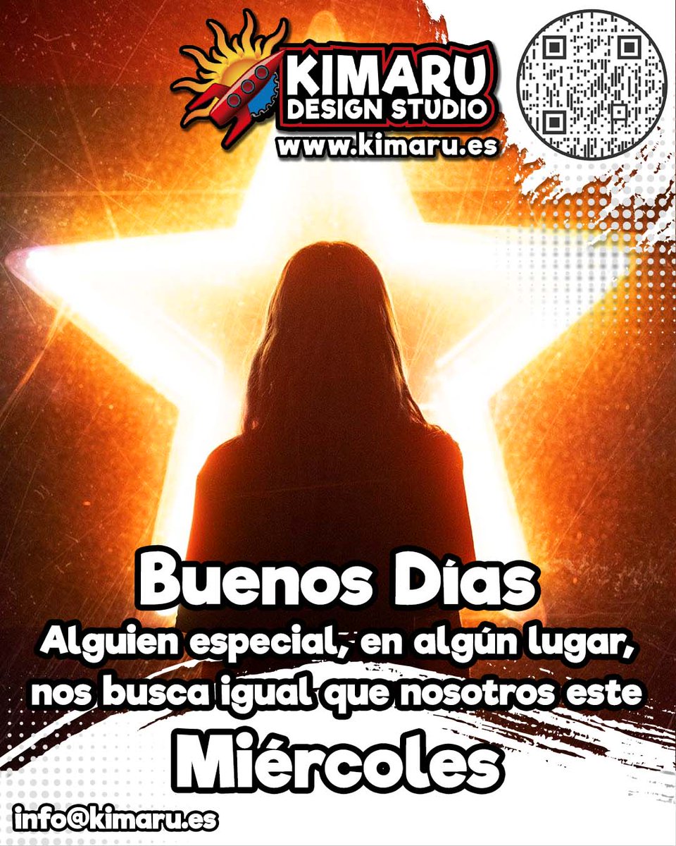 kimaru_es's tweet photo. ¡Buenos Días!
¡Alguien especial, en algún lugar, nos busca igual que nosotros este Miércoles!😍🚀🖖

#BuenosDias #BuenosDiasMundo #BuenosDías #BuenosDiasATodos #diseñografico #diseño #rodadebara #diseñoweb #elvendrell #graphicdesigner #tarragona #barcelona #graphicdesign https://t.co/bmvO7HWuHL