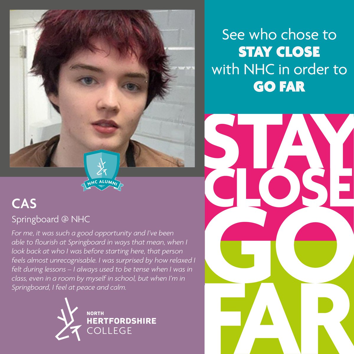 Cas has been working towards his Employability &amp; Enterprise qualification at Springboard, our provision for learners with additional needs 🚀

He's now preparing to take the next steps towards his future 🥳

Read more about Cas' Springboard journey 👇

ow.ly/ojQr50T1Swj