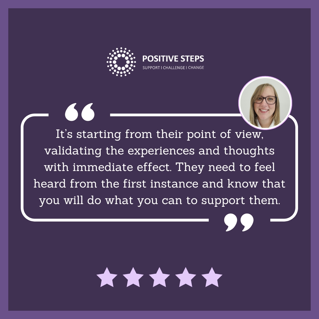 PositiveSteps's tweet photo. To honour #ChildFirstDay, we're proud to share insights from our staff about what Child First means to them and the work they do. @_YJB #YouthJusticeService https://t.co/p8A5wvVXn1