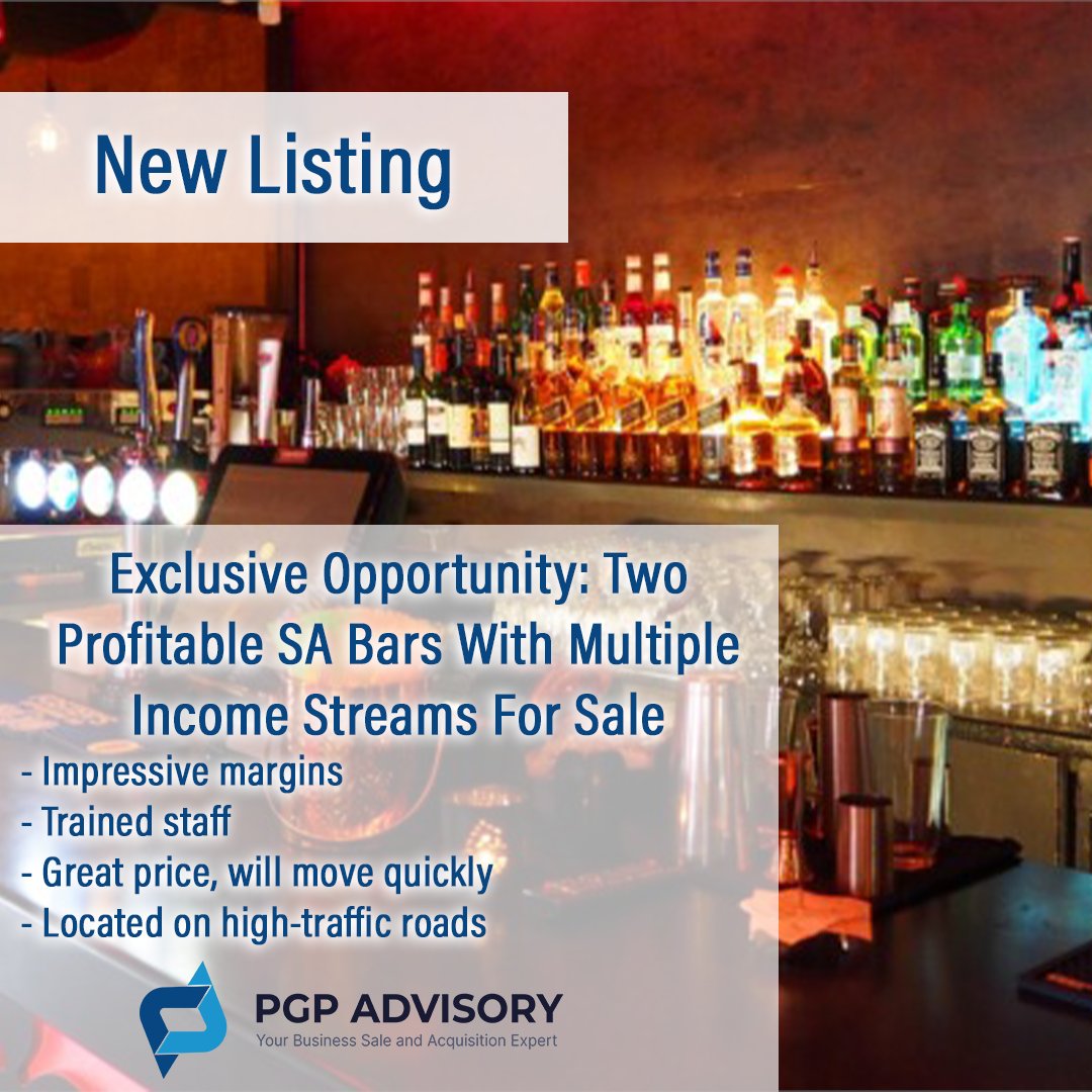 New Listing Alert - Exclusive Opportunity: Two Profitable SA Bars With Multiple Income Streams For Sale

Click the link to view the full listing: pgpadvisory.com/listing/exclus…

#newbusinesslisting #businessforsale #barsforsale #investorlisting #sanantoniobars