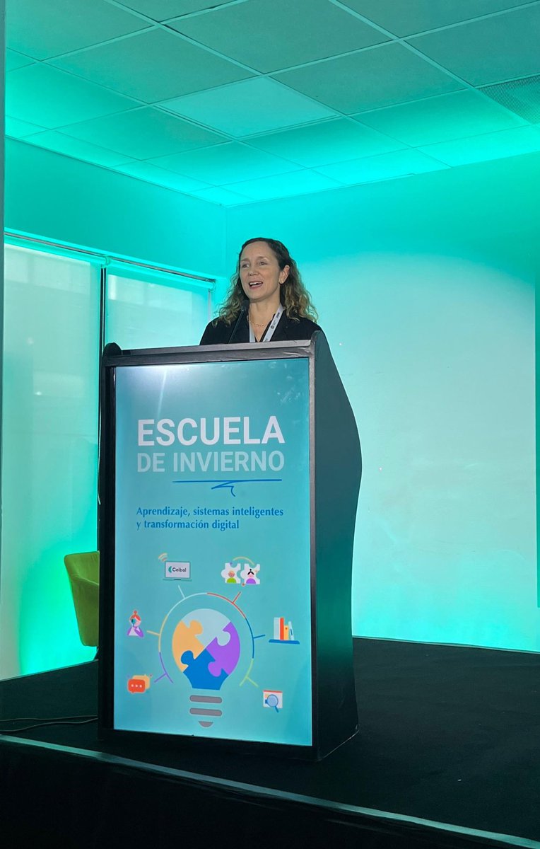fundacionceibal's tweet photo. 🗯️ @fripani, directora de @fundacionceibal invita a los investigadores a presentar sus proyectos en el Fondo Sectorial de Educación: modalidad Inclusión Digital (#FSED), en el cierre de la #EscueladeInvierno2024 https://t.co/CIza37C49D