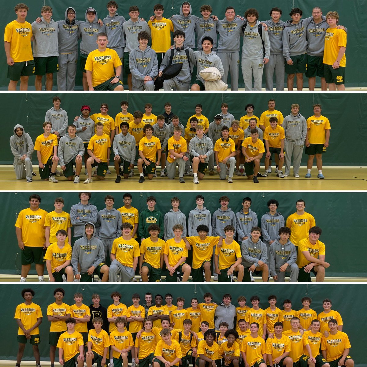 And they’re off to Camp! The 2024 King Philip Warriors. #hardworkpaysoff