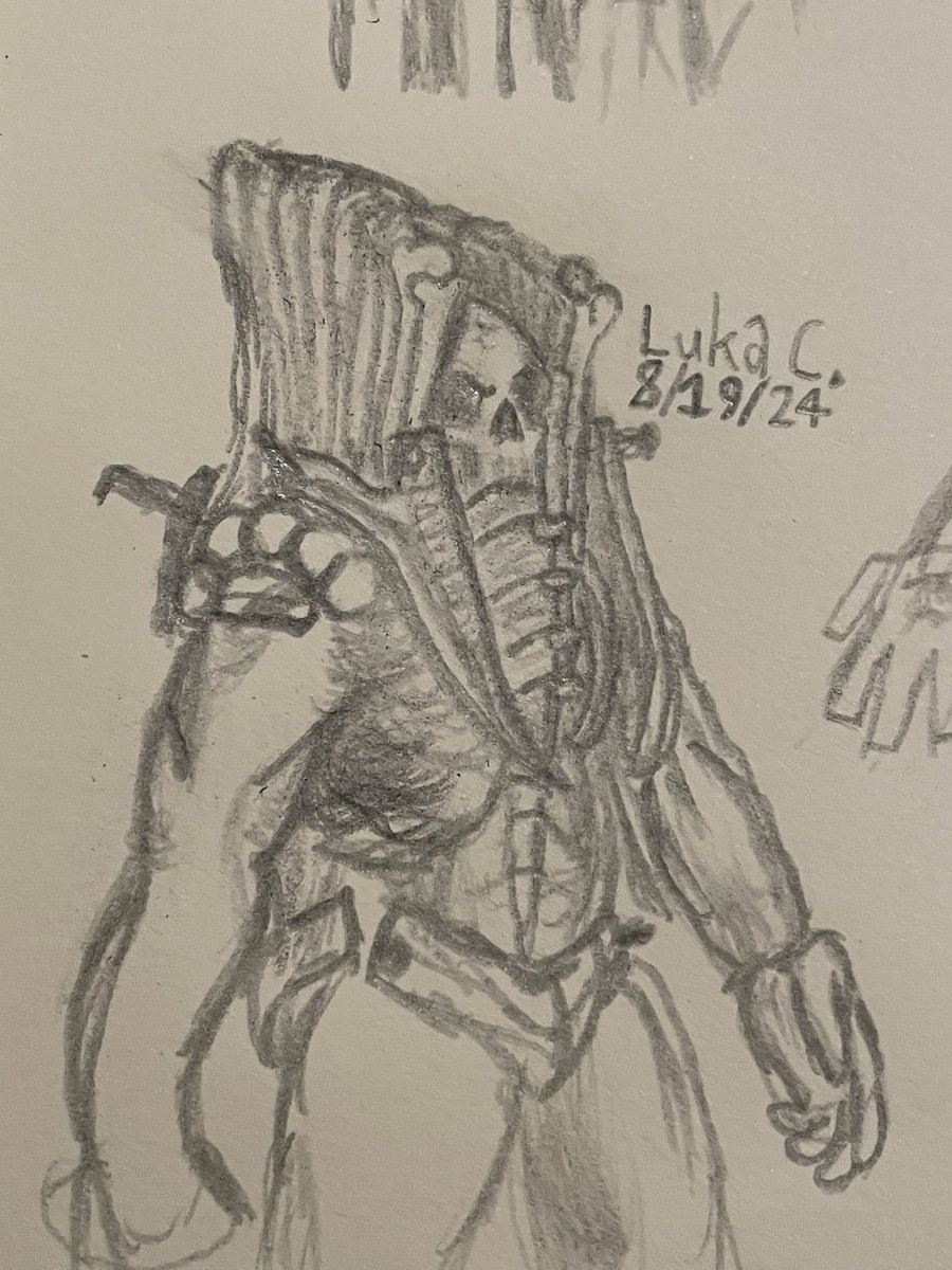 LukaCopelli's tweet photo. Quick sketch of Khnum from the upcoming game, Necrophosis.

And yes, he is THAT Khnum from Egyptian mythology.

#traditionalart #ArtistOnTwitter #Necrophosis #Egyptianmythology #Khnum https://t.co/oC0tZfgQlT