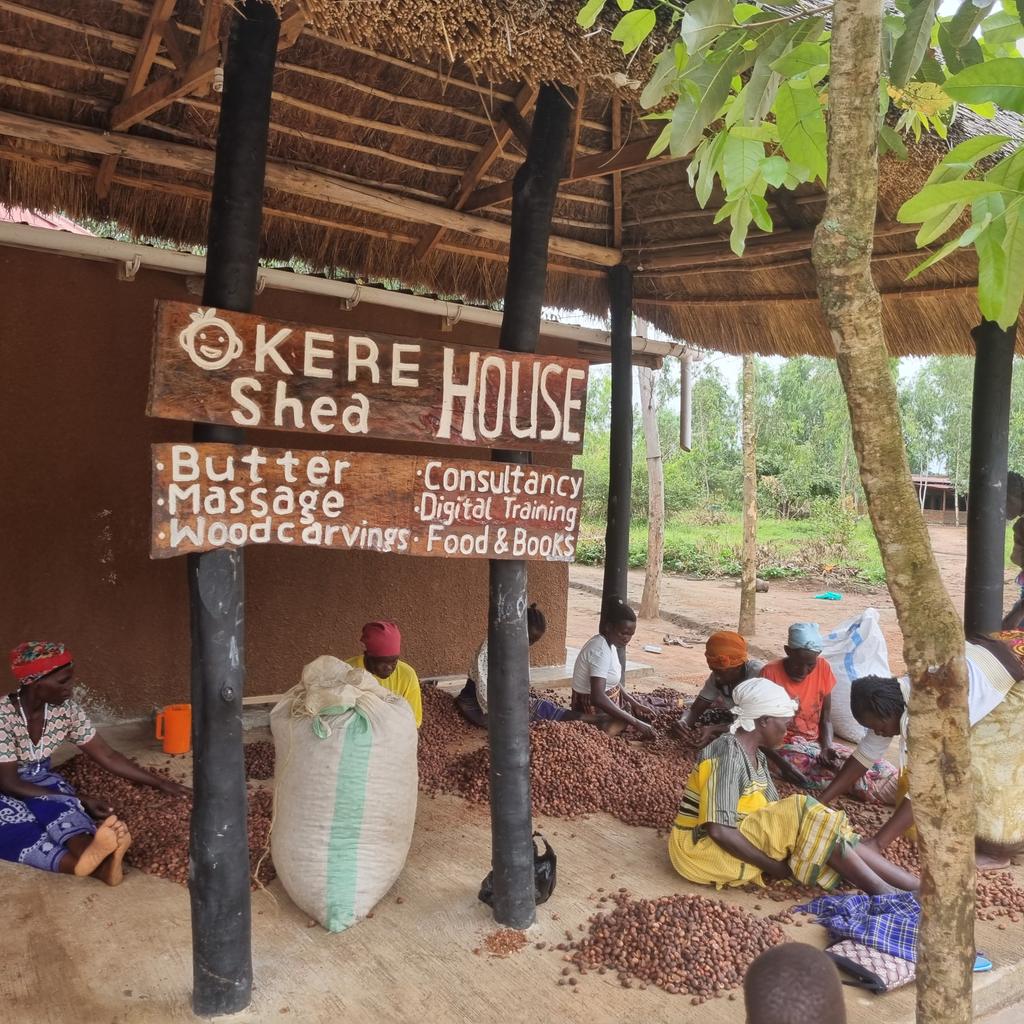 OjokOkello_'s tweet image. What I love most about our shea business operations is how it brings us together as a collective. As you dry the nuts, you need to continually sort the broken ones and those with molds. It&apos;s a laborious but necessary task. Buy #OkereSheaButter and send us some love. #coop