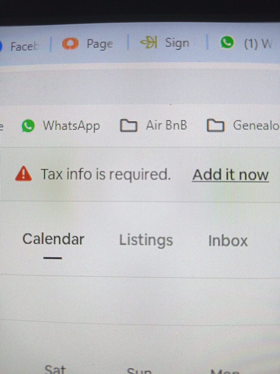 mozlink's tweet photo. This has appeared recently on my Air BnB working platform.
 "TAX INFO IS REQUIRED - ADD IT NOW"
I wrote to Air BnB "As an Irish citizen using Air BnB in the Republic of Ireland why am I being asked to provide TAX and PERSONAL INFORMATION to an organ of the US government? (1 of 3) https://t.co/l93KdlZf9V