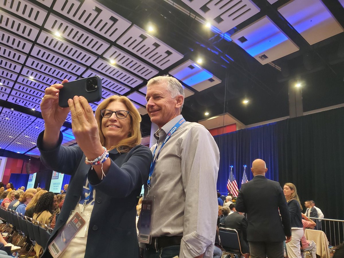 Getting ready for the Women’s Caucus with Paul. I'm ready to fight for our freedoms—especially reproductive rights—in this crucial election. Together, we can make sure that every woman’s voice is heard. Let’s get to work! #DNC2024