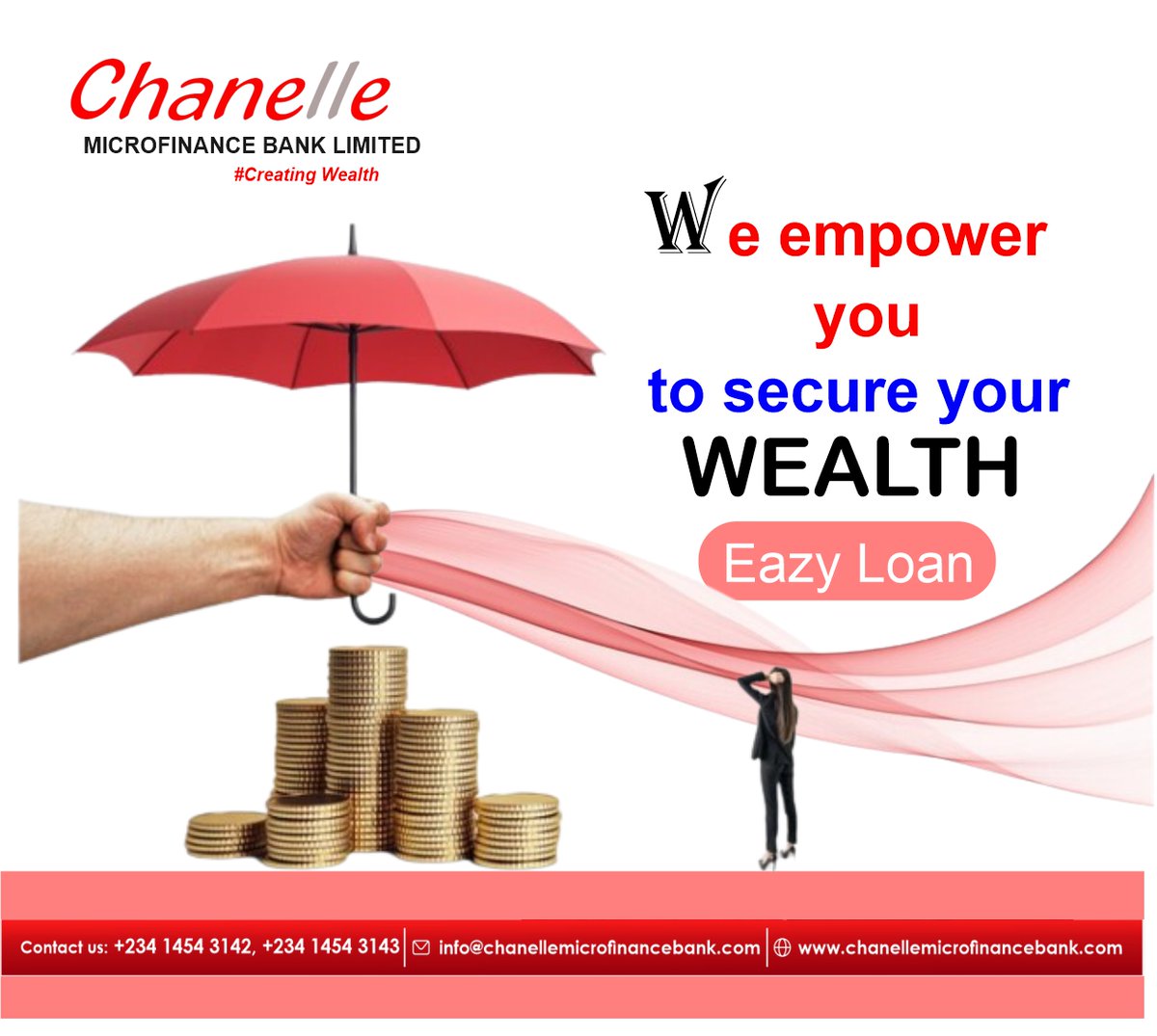 Chanelle_MFB's tweet photo. We empower you with Eazy loan, Fix deposit, Chanelle Pot, and Target Saving
Do not Disclose your PINs, passwords, OTPs, and other personal banking details to anyone as Chanelle will never ask for these details.
Websit
 [https://t.co/DhV5Ty0B74] https://t.co/V86694HKFV