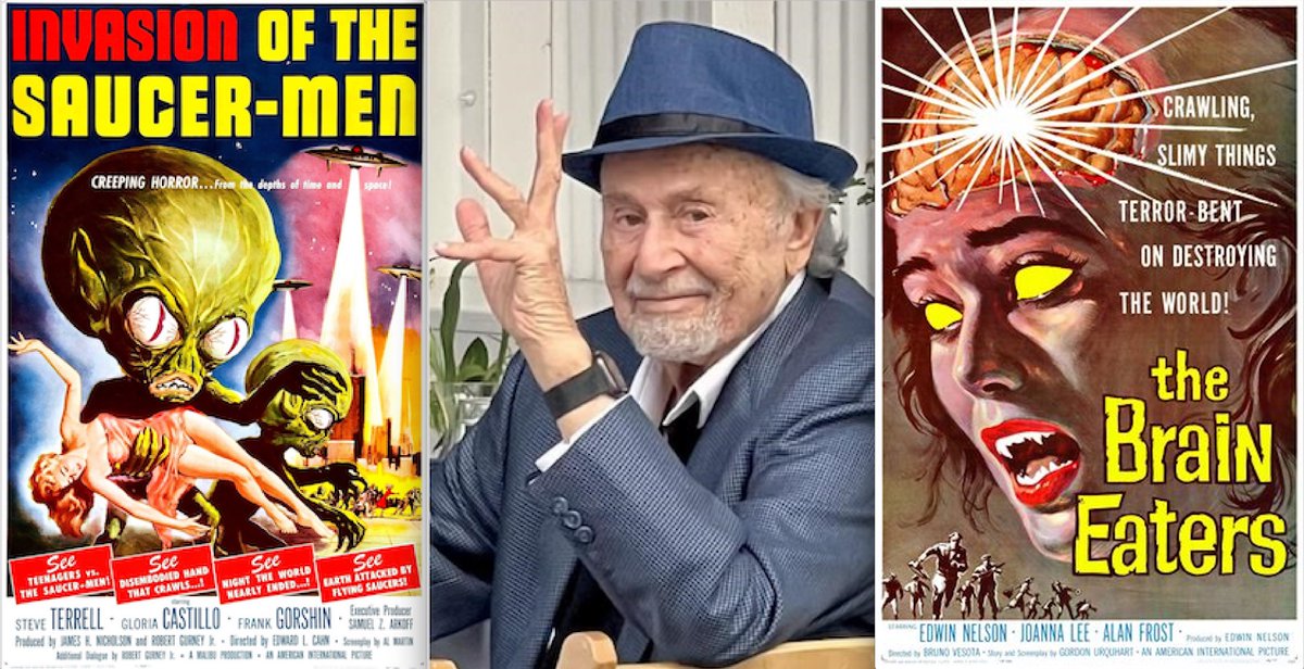 R.I.P. Albert Kallis, legendary AIP art director who designed posters for many sci-fi and horror classics of the 50s and 60s.