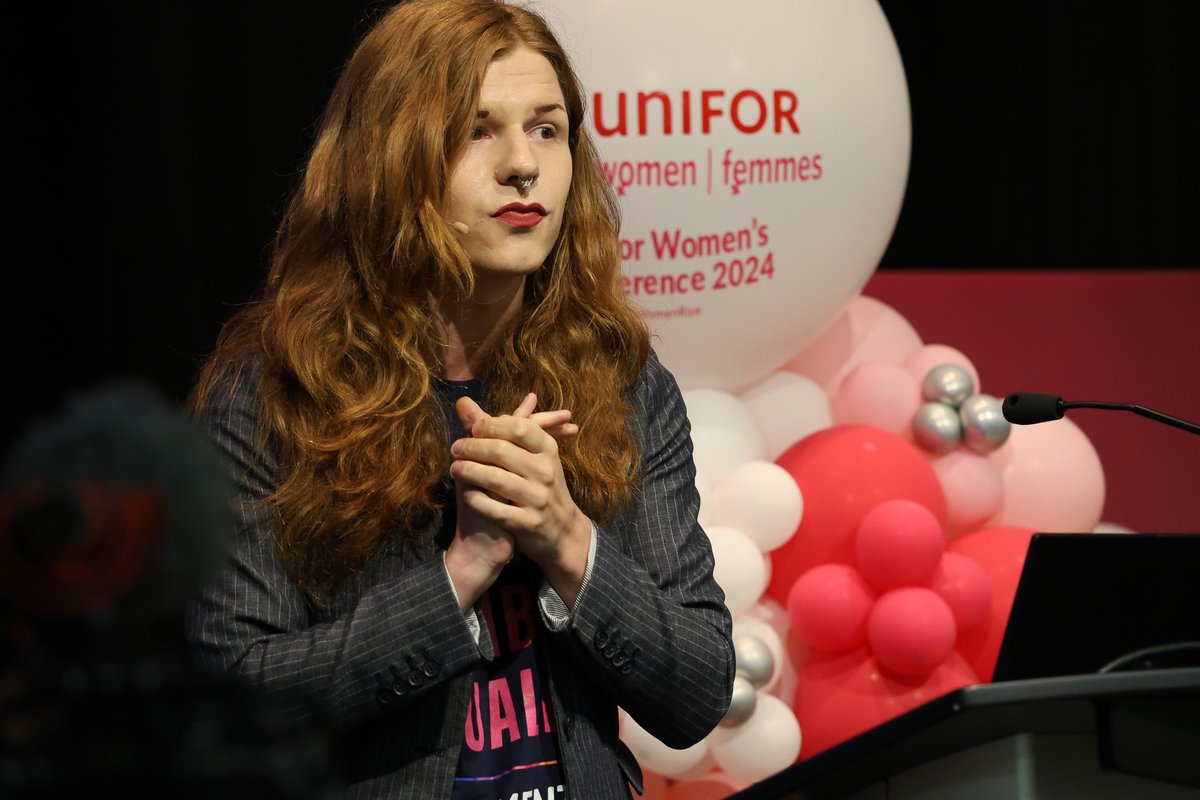 UniforTheUnion's tweet photo. "This is not an attack on trans people – this is an assault on all our fundamental rights and freedoms. Governments are using the notwithstanding clause to overwrite the rights of children."
#Rise2024 https://t.co/sqRtyNkVfi