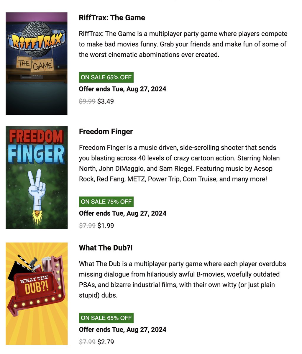 FYI - Couple of fun deals over on Xbox.