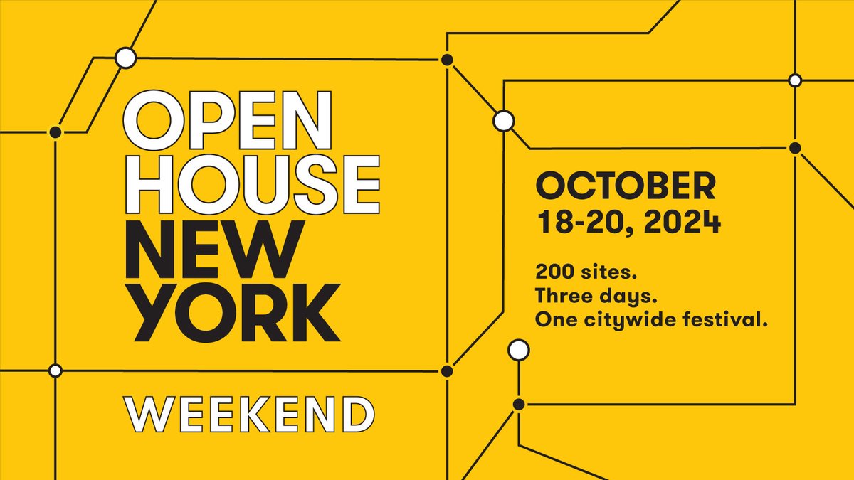 The countdown is on: just 58 days 'til Open House New York Weekend, October 18-20! 🗽🎉

Check out this first look at four Weekend sites we can't wait to explore: conta.cc/3YNwD9h

#ohnywknd

Learn more at ohny.org/weekend

Graphic by Alfalfa Studio
