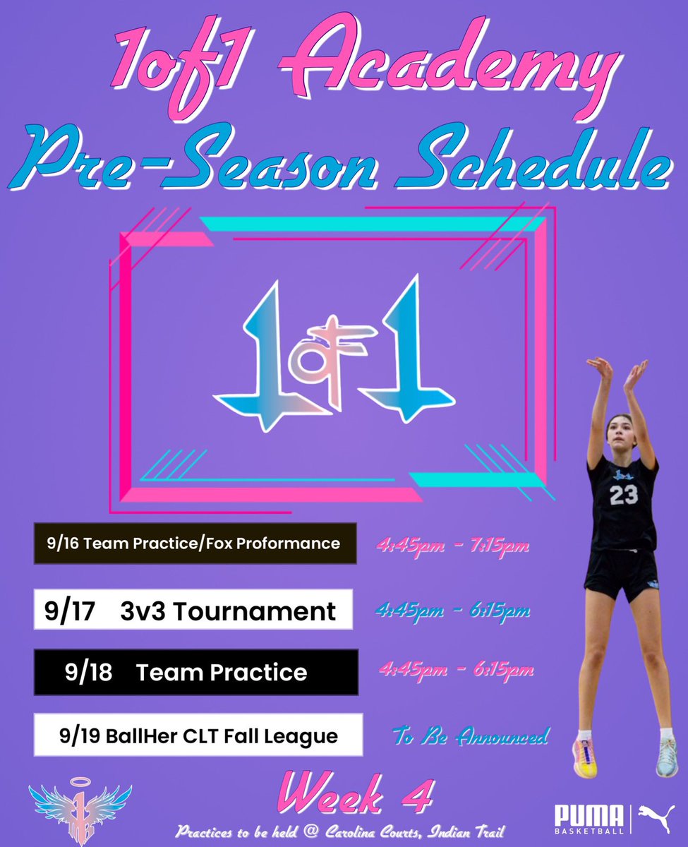ATTN‼️

College Coaches please check 📥 &amp; 📲 as I have sent this first four week pre-season schedule‼️ 

2024-2025 Roster information has been included. If you haven’t received the information feel free to DM me🙏

<a href="/1of1PrepWBB/">1 of 1 Academy Women’s Basketball</a> <a href="/nisaasports/">NISAA</a> <a href="/InsiderExposure/">InsiderExposure</a> <a href="/SheGotGame7/">She Got Game Classic</a> 

#TUFF