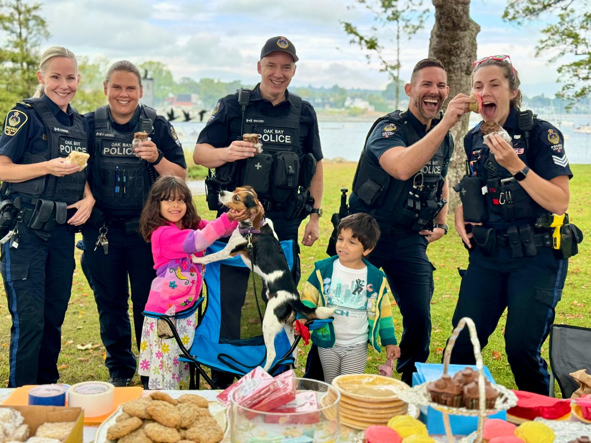 Cops for Cancer Bake Sale and Fundraiser @ Queen’s Park in Oak Bay. Goodies and raffle tickets still available!