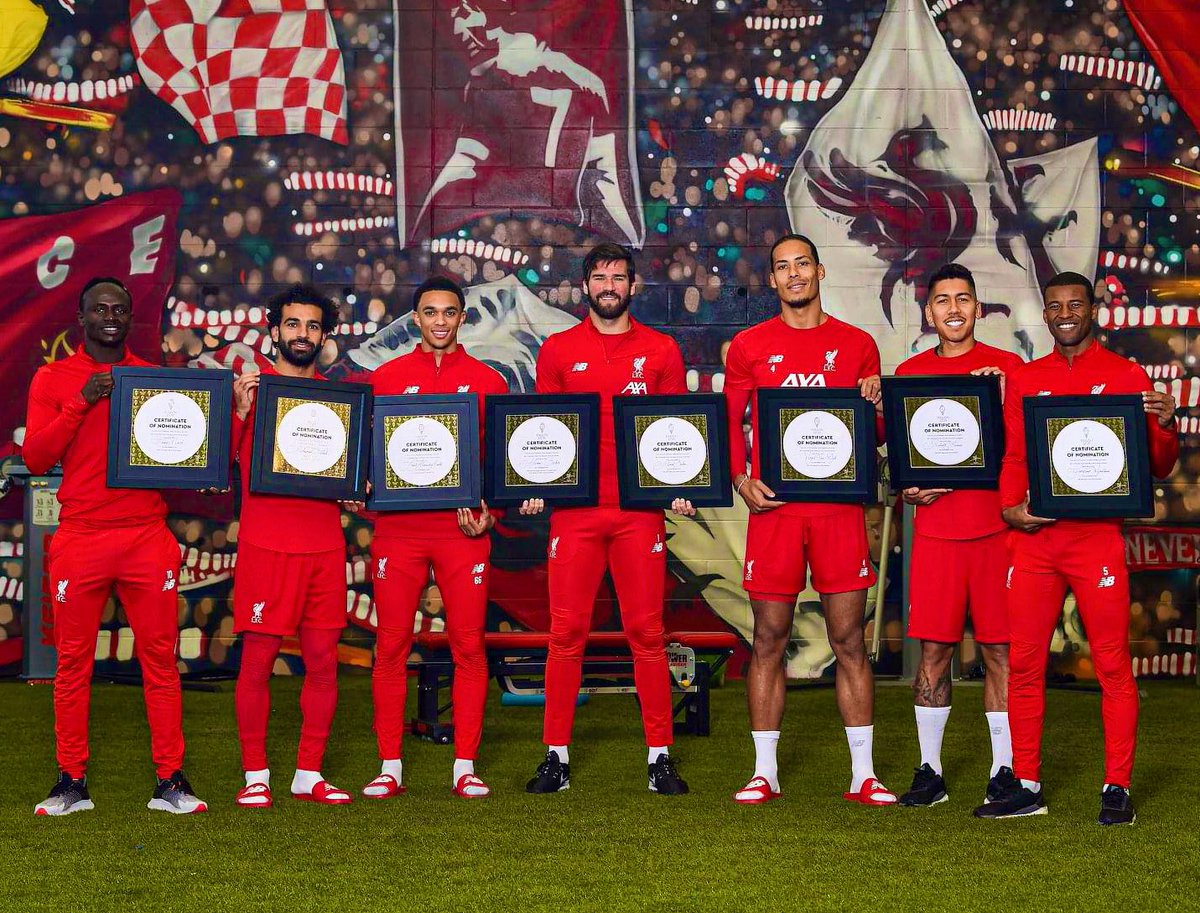That’s impressive I can’t lie…

Liverpool had 7 Ballon D’or nominees in 2019 under Klopp