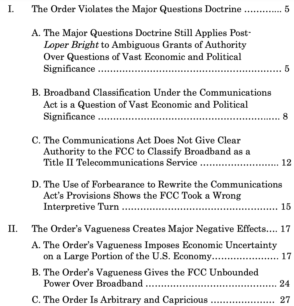 ericfruits's tweet image. If you&apos;re keen on #netneutrality drama, check out the amicus filed by @LawEconCenter and @ceidotorg challenging the FCC&apos;s latest attempt at utility-style regulation of the internet. laweconcenter.org/wp-content/upl…