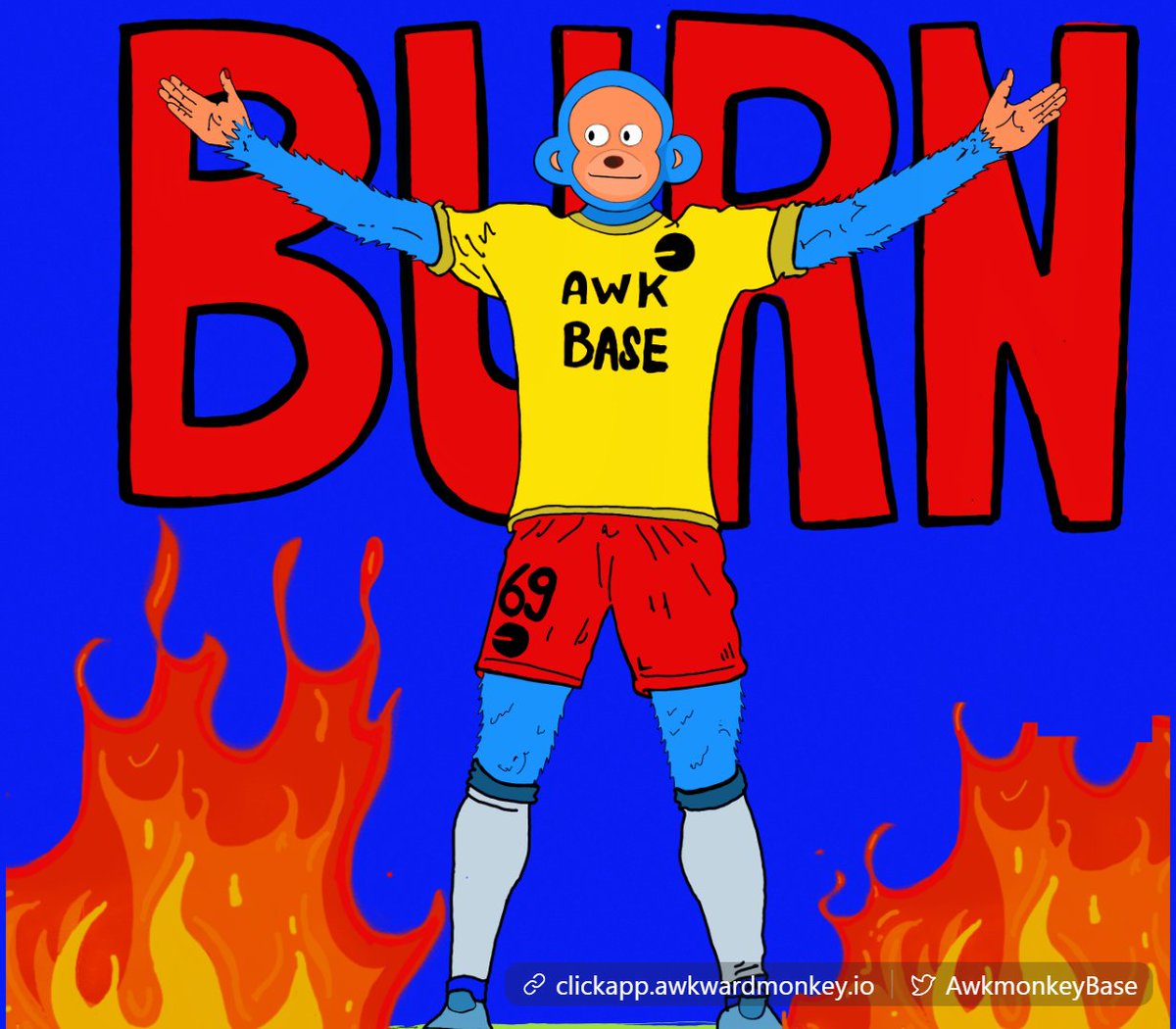 TOTAL BURNED AWK NOW EXCEEDS

6,500,000,000 AWK  🔥🔥🔥 🧨
since start of the Meme coin 4 months ago.

Find out more about Burning on our website.

#meme  #burn #base #based